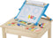 Melissa & Doug - Houten Teken Ezel - Dubbelzijdig met schoolbord en dry-erasebord - Inclusief papierrol en accessoires