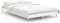 vidaXL - Bedframe - bewerkt - hout - wit - 120x190 - cm