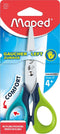 Sensoft 3D schaar 13 cm - linkshandig - zachte grepen - assorti kleuren