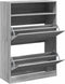 vidaXL-Schoenenkast-met-2-klaplades-80x34x116-cm-grijs-sonoma