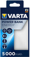 Varta Energy 5000 - Powerbank - 5000mAh - 2x USB-A en 1x USB-C