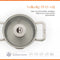 ELLE Gourmet Classique - RVS Kookpan met Deksel - Ø 16 cm - PFAS vrij - Vaatwasserbestendig - Inductie
