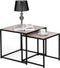 Nesttafels lofoten design - set van 2 - salontafels - 50 x 40 cm