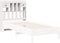 vidaXL - Hoofdbord - met - opbergruimte - 100 - cm - massief - grenenhout - wit