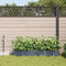 vidaXL - Tuinbakken - met - Waterirrigatiesysteem - 4 - stuks - Lichtgrijs