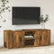 vidaXL - Tv-meubel - 100x31,5x35 - cm - bewerkt - hout - gerookt - eikenkleurig