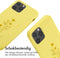 iMoshion Hoesje Geschikt voor iPhone 12 Pro / 12 Hoesje Met Koord - iMoshion Siliconen design hoesje met koord - Geel / Flower Yellow