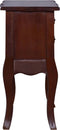 vidaXL - Nachtkastje - 60x30x60 - cm - massief - mahoniehout - klassiek - bruin