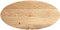 vidaXL - Tafelblad - 120x60x2 - cm - ovaal - massief - eikenhout