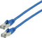 FTP CAT 5e netwerk kabel 0,25 m blauw