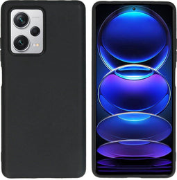 iMoshion Hoesje Geschikt voor Xiaomi Redmi Note 12 Pro Plus Hoesje Siliconen - iMoshion Color Backcover - Zwart