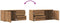 vidaXL - Tv-meubel - 80x34x35,5 - cm - bewerkt - hout - artisanaal - eikenkleur