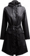 Rains Curve Jacket - Damesregenjas - Licht taps toelopende pasvorm met tailleriem - Maat XXS/XS