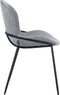 Richmond Stoel Ella Steel velvet (Quartz Steel 806)