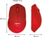 Logitech M330 Silent Plus - Draadloze Muis - 90% stiller - Rood