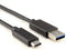 Scanpart USB C kabel 1 meter - Datakabel 10 Gbps - USB A naar USB C - Oplaadsnoer geschikt voor Samsung smartphone - USB 3.1 - Universeel