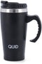 Thermische Beker met Deksel Quid Cocco Met handvat Roestvrij staal Zwart 450 ml