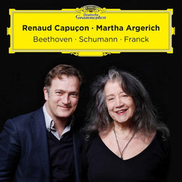 Martha Argerich & Renaud Capuçon - LP - Beethoven Schumann Franck - Live opname (2 stuks)