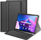 Lunso - Geschikt voor Lenovo Tab M10 Plus Gen 3 (3e generatie) - Afneembare Toetsenbord Hoes - Zwart