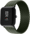 iMoshion Bandje Geschikt voor Amazfit GTS / BIP - iMoshion Gevlochten nylon bandje - Donkergroen