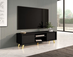 TV meubel - Modern - Zwarte poten - 140 cm