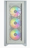 Corsair iCUE 4000X RGB - ATX Behuizing - Gehard Glas - Wit