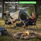 Travelhawk Campingstoel - Vouwstoel - Ergonomisch ontwerp - Zwart