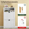 SoBuy FSR87-K-W - Schoenenkast - 2 Kleppen - Wit