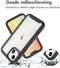 iMoshion Hoesje Geschikt voor iPhone 13 Hoesje - iMoshion 360° Full Protective Case - Zwart / Transparant