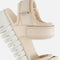Ecco Gruuv Sandalen - Platte Sandalen - Klittenbandsluiting - Beige