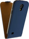 Mobilize Galaxy S4 Mini I9195 - Flipcase - Hoogwaardig kunstleer - Blauw