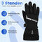 Qualitá® Verwarmde Handschoenen - Elektrische Handschoenen - 360° Verwarmingsdekking - Waterafstotend - Maat M - Zwart