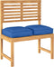 vidaXL - Zitkussens - voor - Pallet - 2 - stuks - Koningsblauw - 40x40x8 - cm - Oxford - Stof