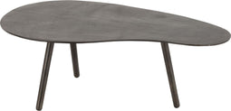 J-Line salontafel Druppel - aluminium/ijzer - zwart - small