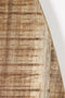 HSM Collection Ovale eettafel - 180x100 cm - massief mangohout/metaal