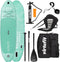 VirtuFit Supboard Cruiser 305 - Opblaasbaar SUP Board - Met kajak zitje en accessoires - Mint