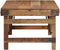 vidaXL - Koffietafel - 110x55x40 - cm - Massief - Gerecycled - Hout