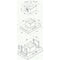 Inventum AKC9000RVS - Plafondunit 780 m3/h - 4 snelheden 67 dB(A) - Afstandsbediening LED spots