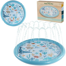 Little Dutch Sprinklermat - 150 cm - Verfrissend waterplezier - Blauw
