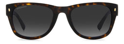 DSQUARED2 D20046/S - Zonnebril - Volledig omrand - Bruin