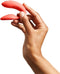 WE-VIBE Chorus Paar-Vibrator voor clitoris- en G-spotstimulatie met Squeeze Remote, opzetvibrator voor haar en hem, 100% waterdicht, haptische afstandsbediening, app-bediening