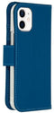 Accezz iPhone 12 Mini - Flip cover - Krasbestendig Schokbestendig - Blauw