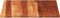 vidaXL - Tafelblad - 25-27 - mm - 60x70 - cm - massief - acaciahout