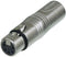 Contrik XLR/XLR (DMX) - Verloopkabel - 3-pin naar 5-pin - Zilver
