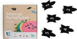 BS Eekhoorn Parachutes - Vang & Werpspel - 2 tot 20 Spelers - Vanaf 4 jaar - Buitenspeelgoed - Actief Spel - Strandspeelgoed