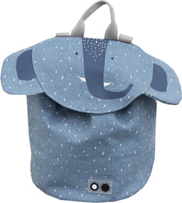 Trixie Rugzak - Mrs. Elephant - Schooltas Waterafstotend - Kleine Rugtas voor Kind - Voor Jongens en Meisjes - Gymtas - Blauw