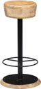 vidaXL - Barstoelen - 2 - st - massief - mangohout