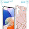 iMoshion Hoesje Geschikt voor Samsung Galaxy A14 (4G) Hoesje Met Koord - iMoshion Design Hoesje met Koord - Roze / Pink Graphic