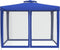 vidaXL - Prieel - met - dubbel - dak - 3x3x2,68 - m - stof - blauw