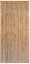 vidaXL - Vliegengordijn - 100x220 - cm - bamboe